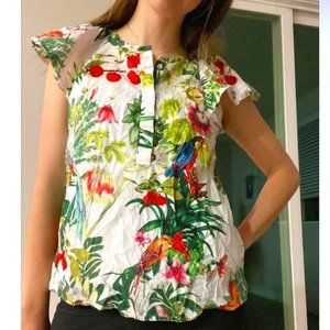 JCrew Tropical Top (S)